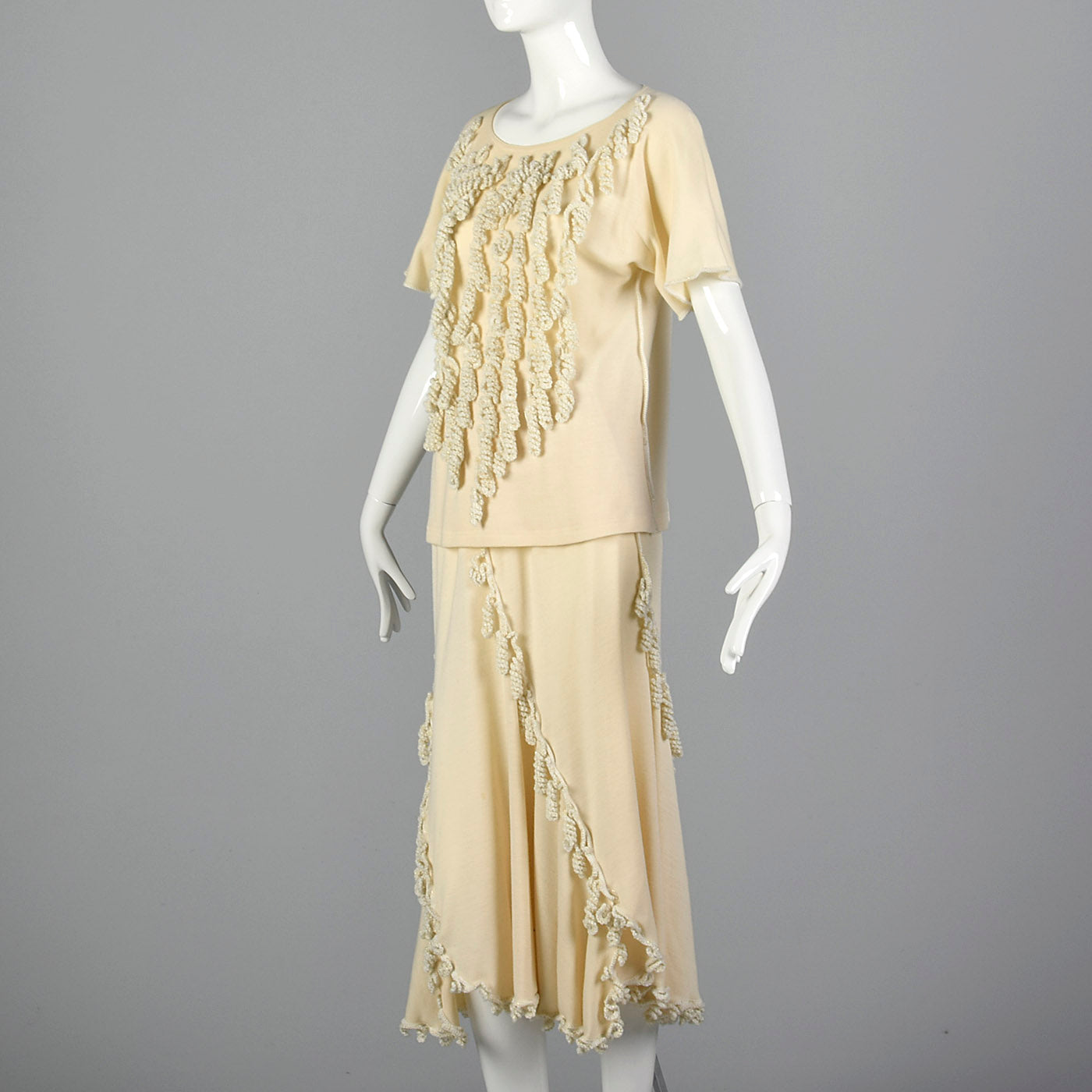 1980s Yolanda Lorente I Magnin Unique Wool Set