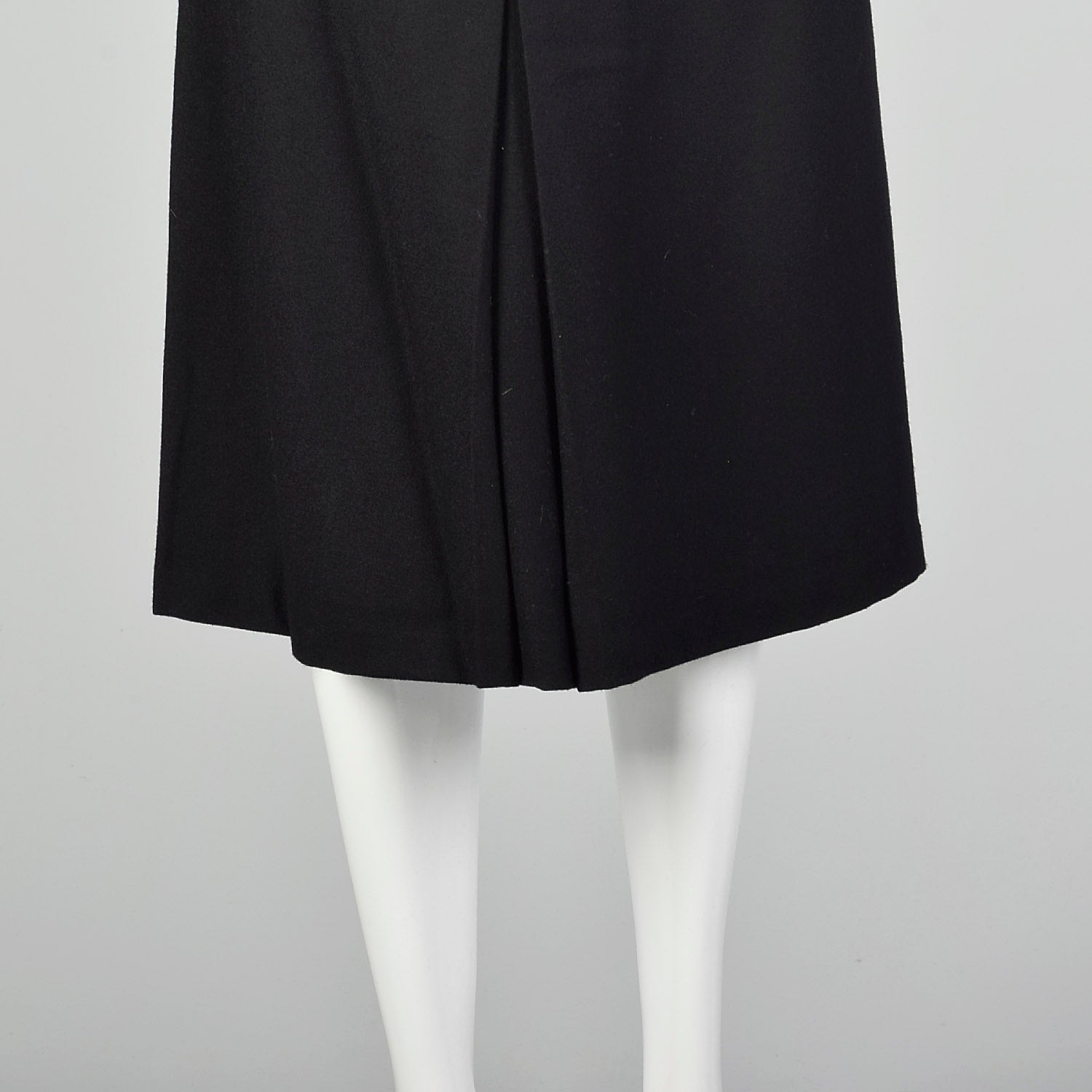 Small J. Tiktiner 1960s Black A Line Skirt