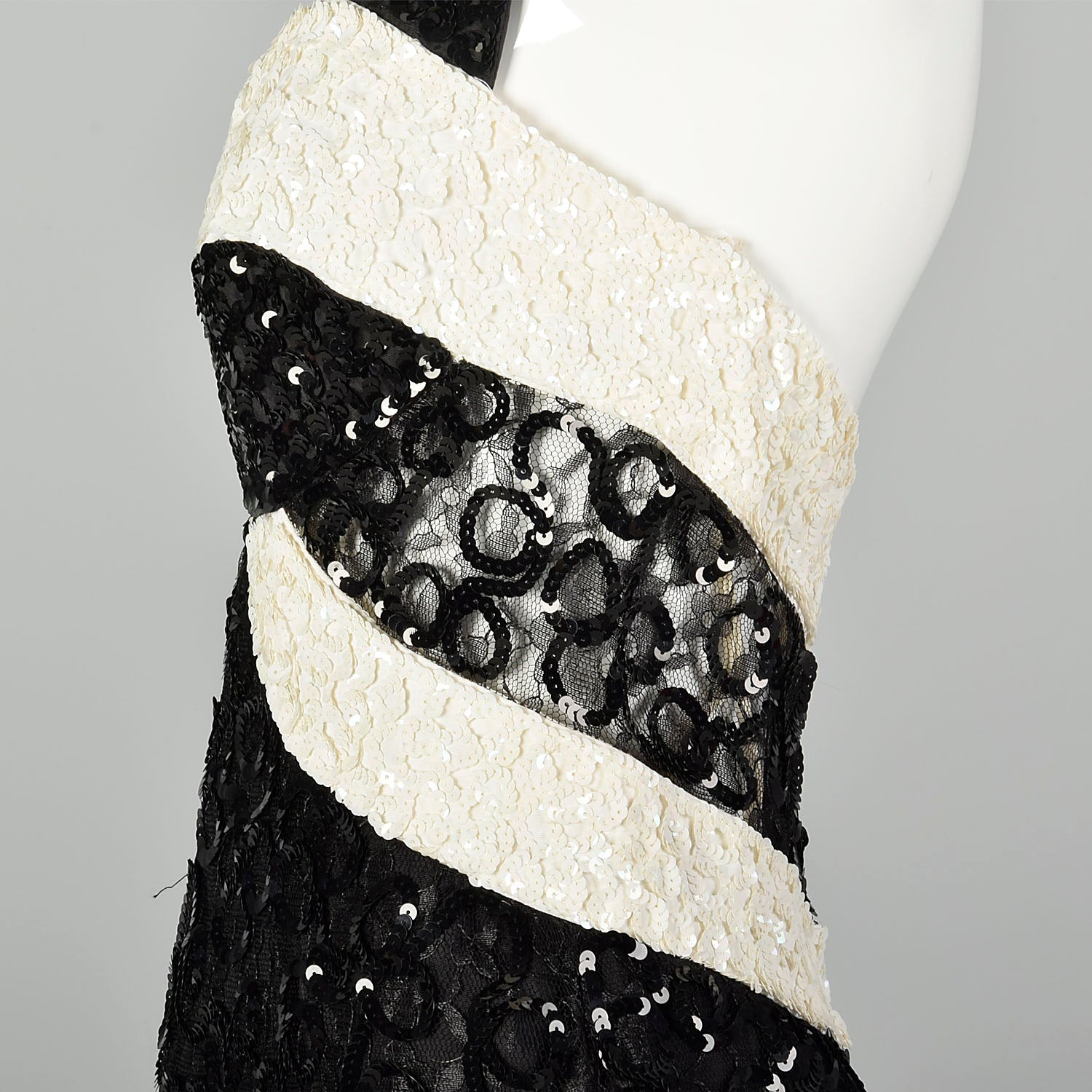 Medium Mike Benet Black Halter Dress Formal Evening Gown