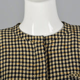 1980s Armani Black and Cream Jacket