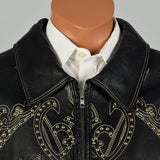 XL Pelle Pelle Jacket Black Studded Leather Marc Buchanan