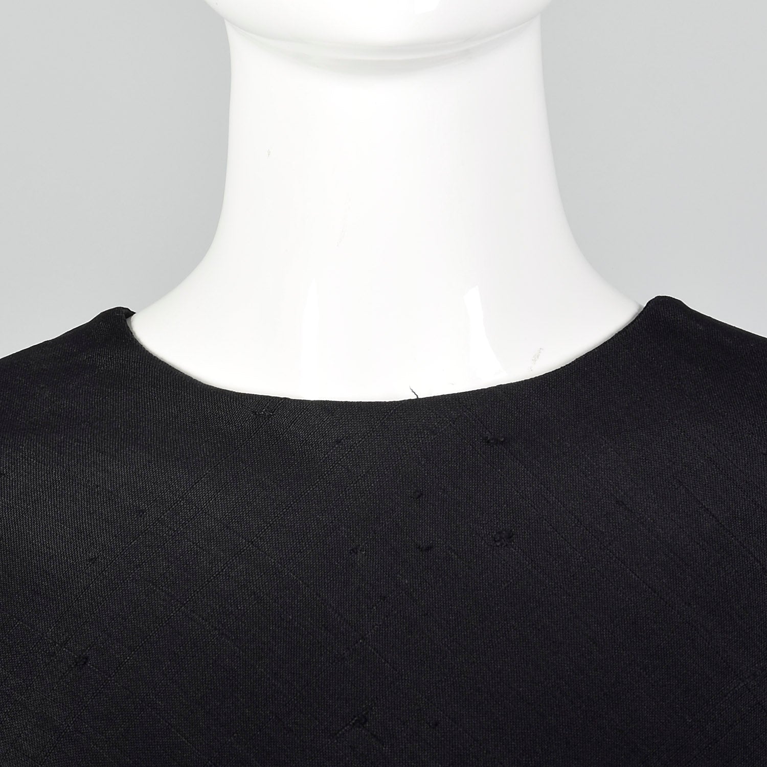 1960s Little Black Dress with Large Back Buttons