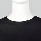 1960s Little Black Dress with Large Back Buttons