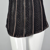 2000s Black Knit Tank Top