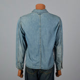 1990s Adriano Goldschmied Work Wear Inspired Shirt