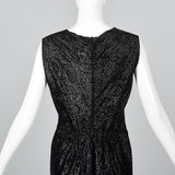 1960s Black Lurex Cocktail Dress from Marshall Field's 28 Shop