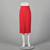 Medium 1950s Raspberry Pink Pencil Skirt