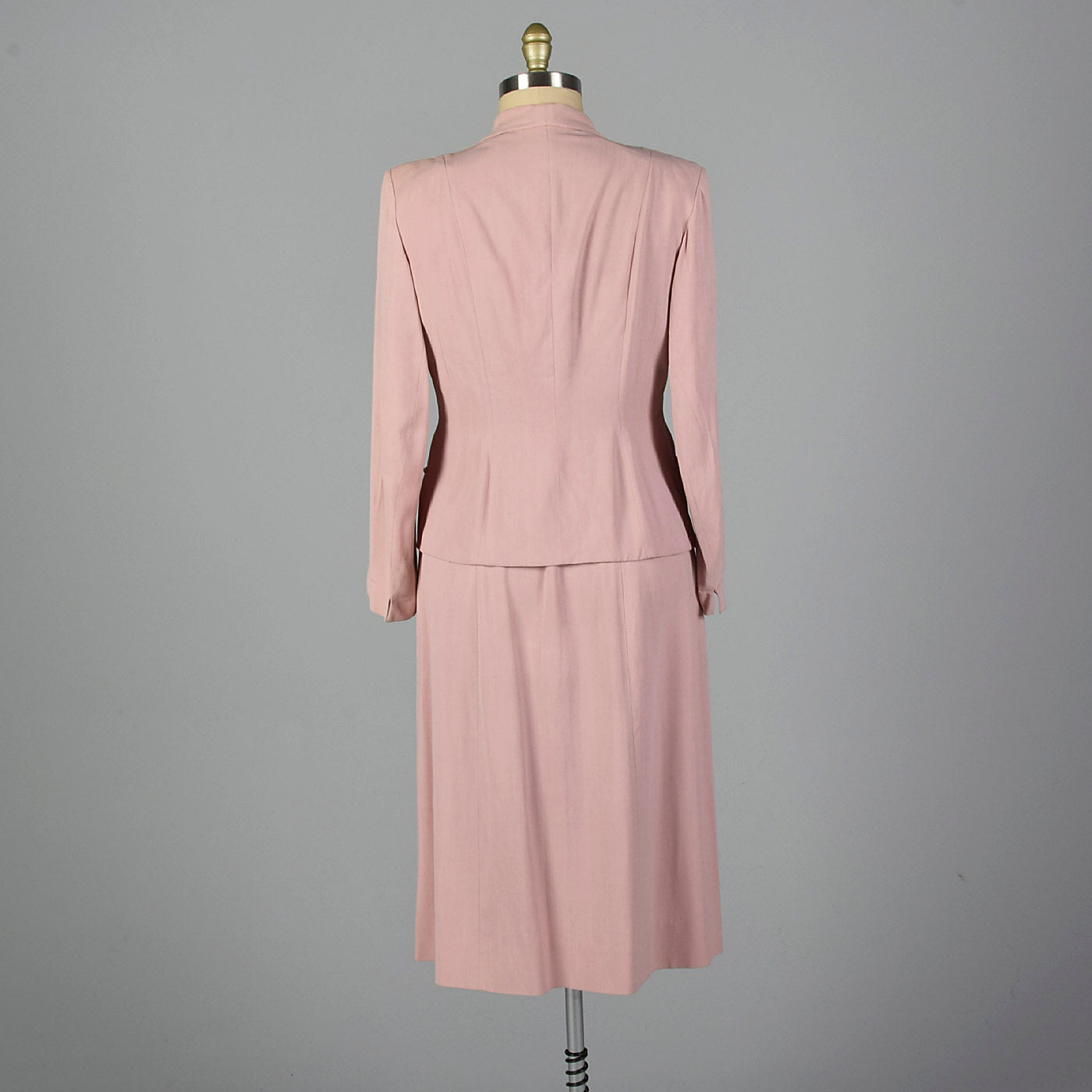 1950s Pink Skirt Suit