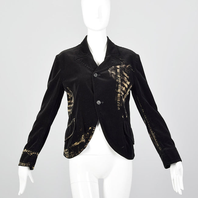 Fall 2006 Yohji Yamamoto Black Velvet Jacket