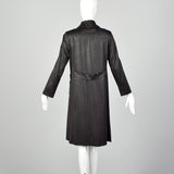 Small 1960s Black on Black Psychedelic Coat