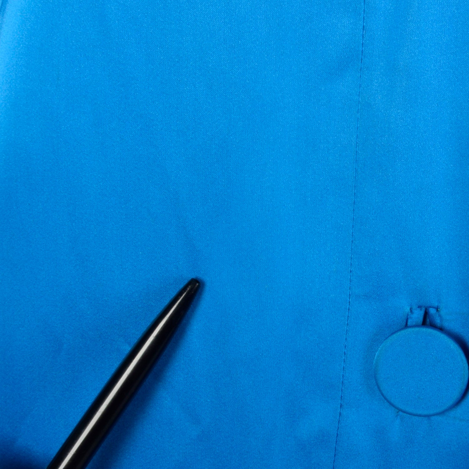 Large 1960s Blue Dress Coat