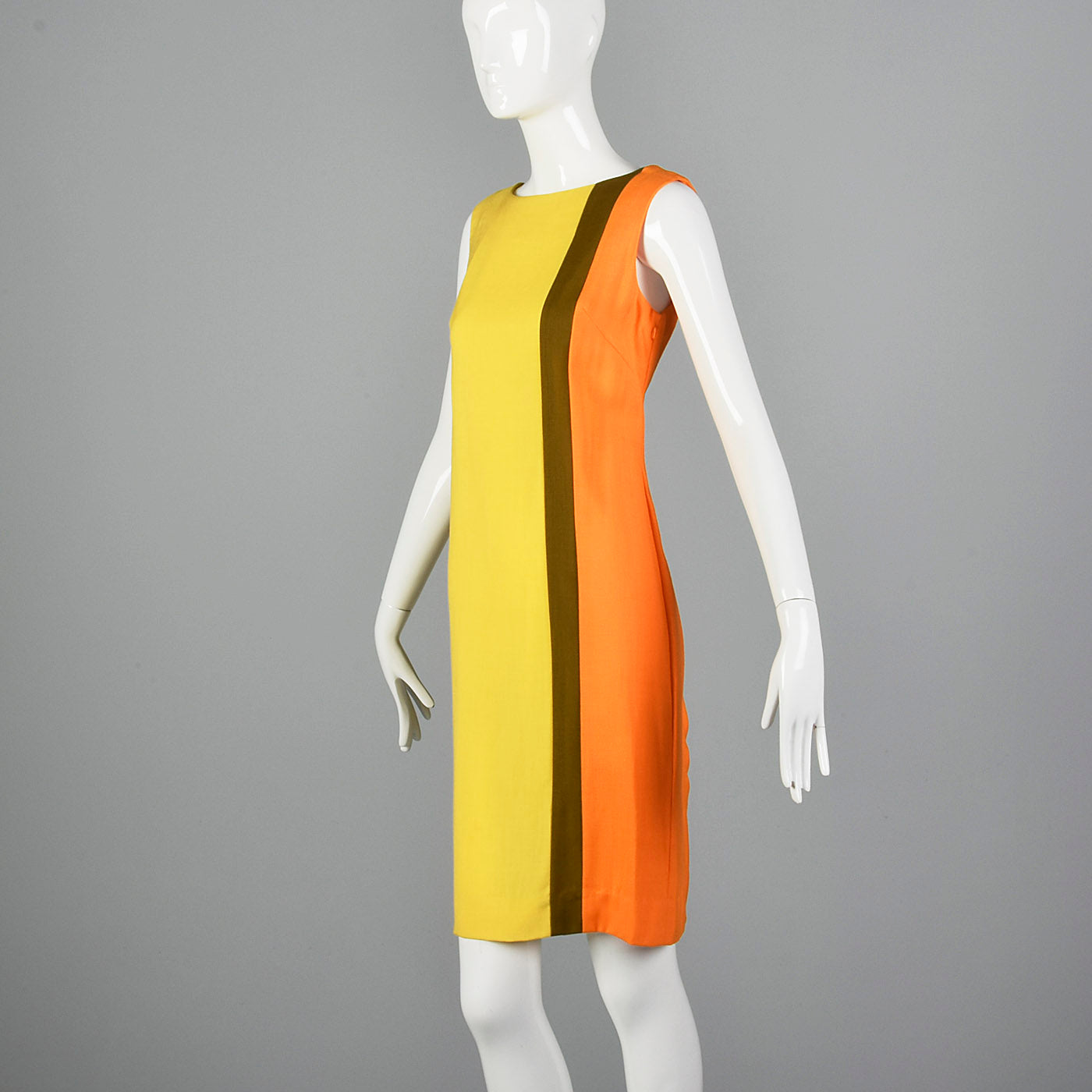 1960s Deadstock Colorblock Shift Dress