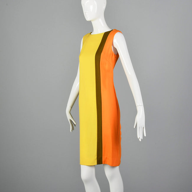 1960s Deadstock Colorblock Shift Dress