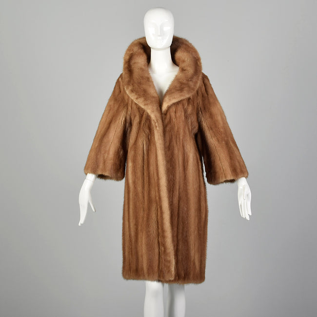 Medium-Large 1960s Mink Coat