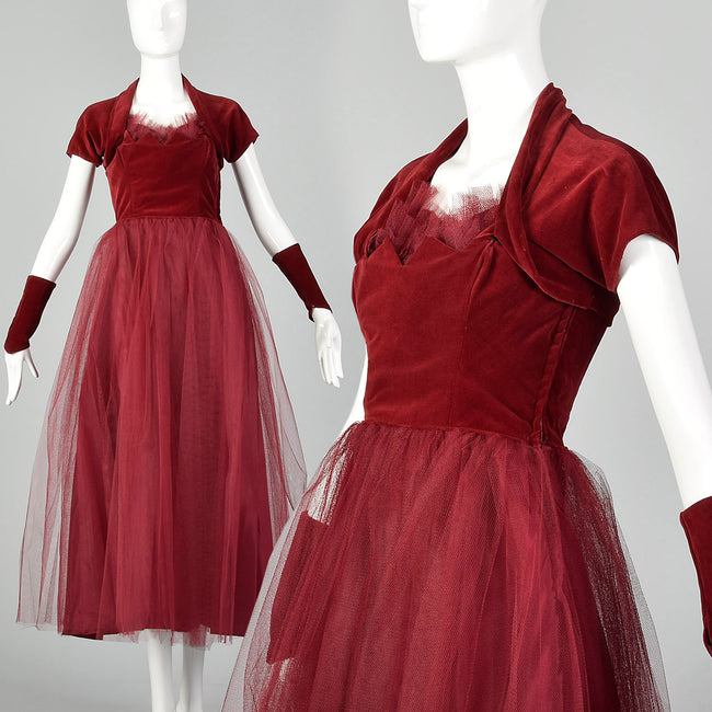 XXS 1940s Prom Dress