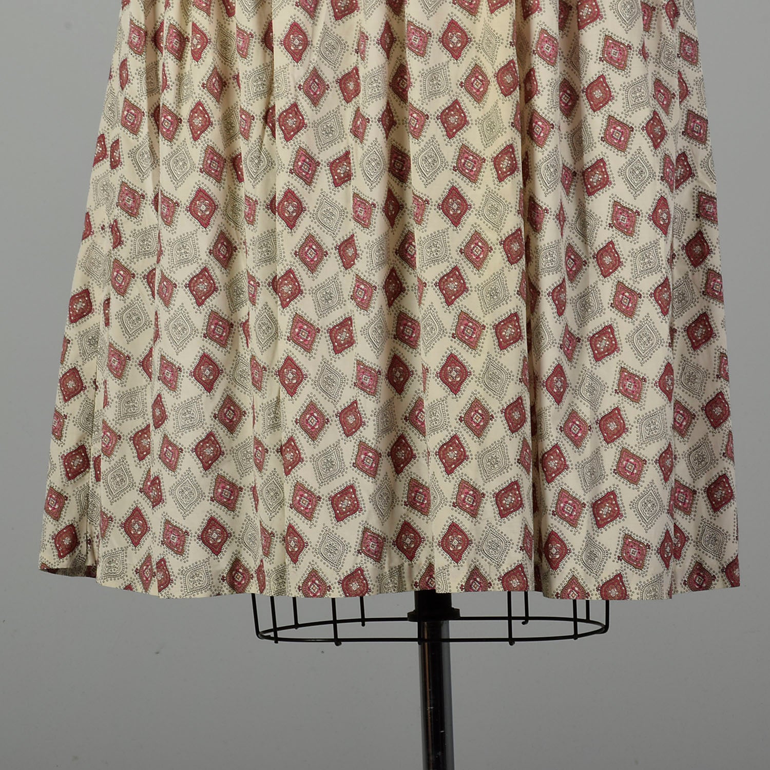 XL 1950s Cotton Day Dress Deadstock Lightweight Volup Summer Casual