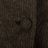 Medium 1950s Lilli Ann Skirt Suit Brown Wool Peplum Jacket Hourglass