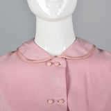 1960s Deadstock Pink Linen Dress