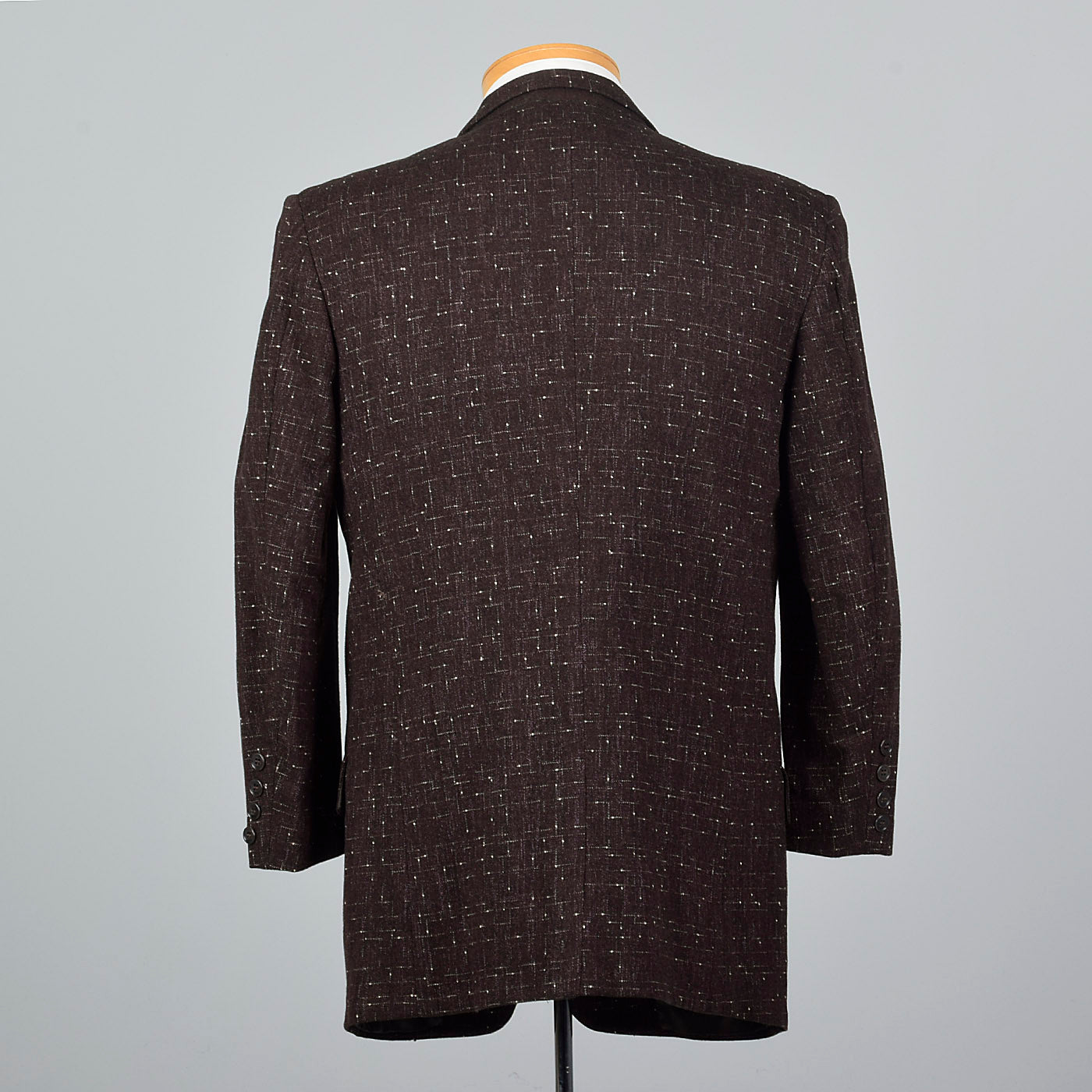1950s Mens Atomic Fleck Jacket in Brown