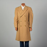 Medium 1970s Men's Tan Camel Hair Coat