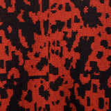 1980s Jaeger Oversized Abstract Sweater in Red & Black