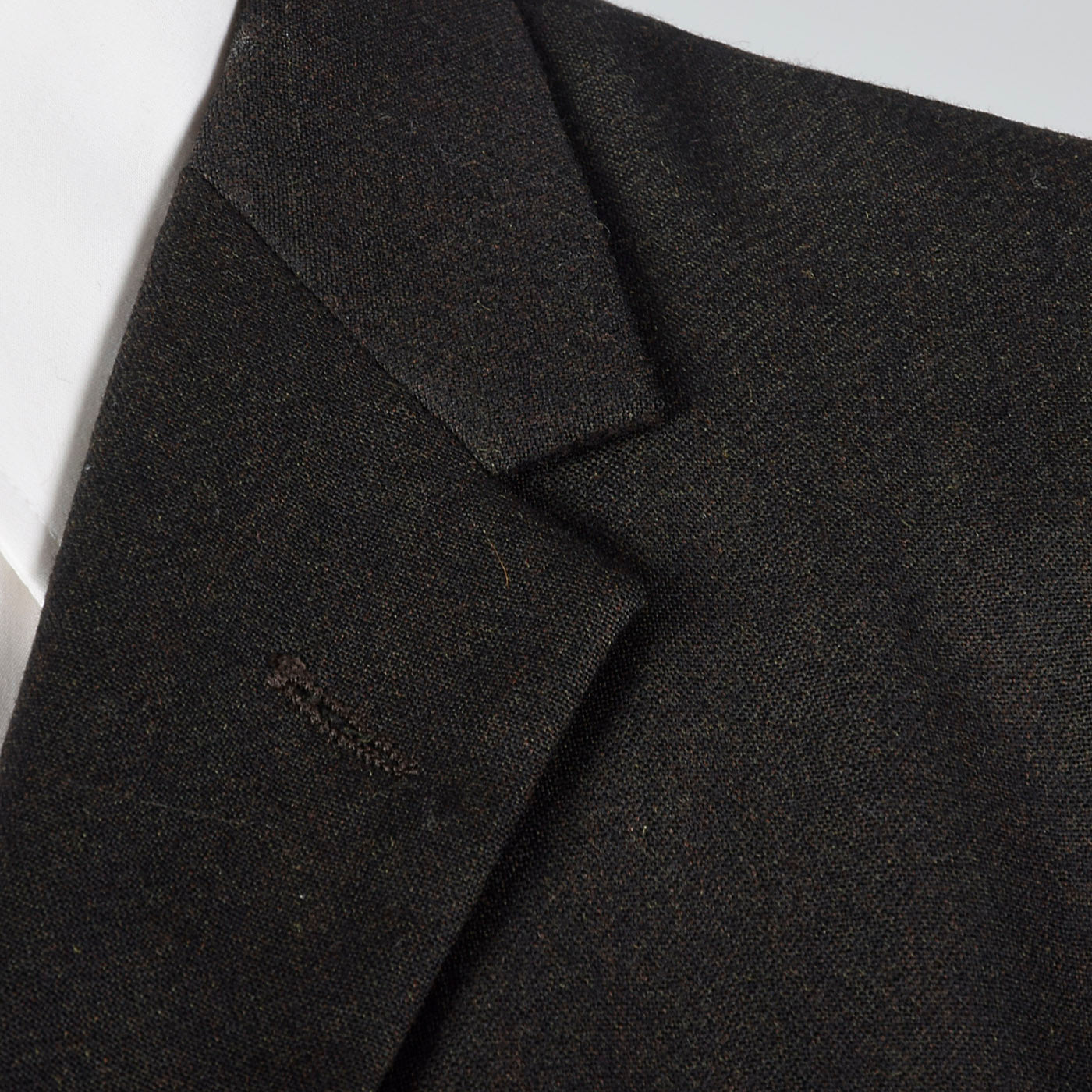 1960s Mens Brown and Black Two Piece Suit