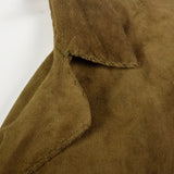 1980s Green Suede Leather Shirt