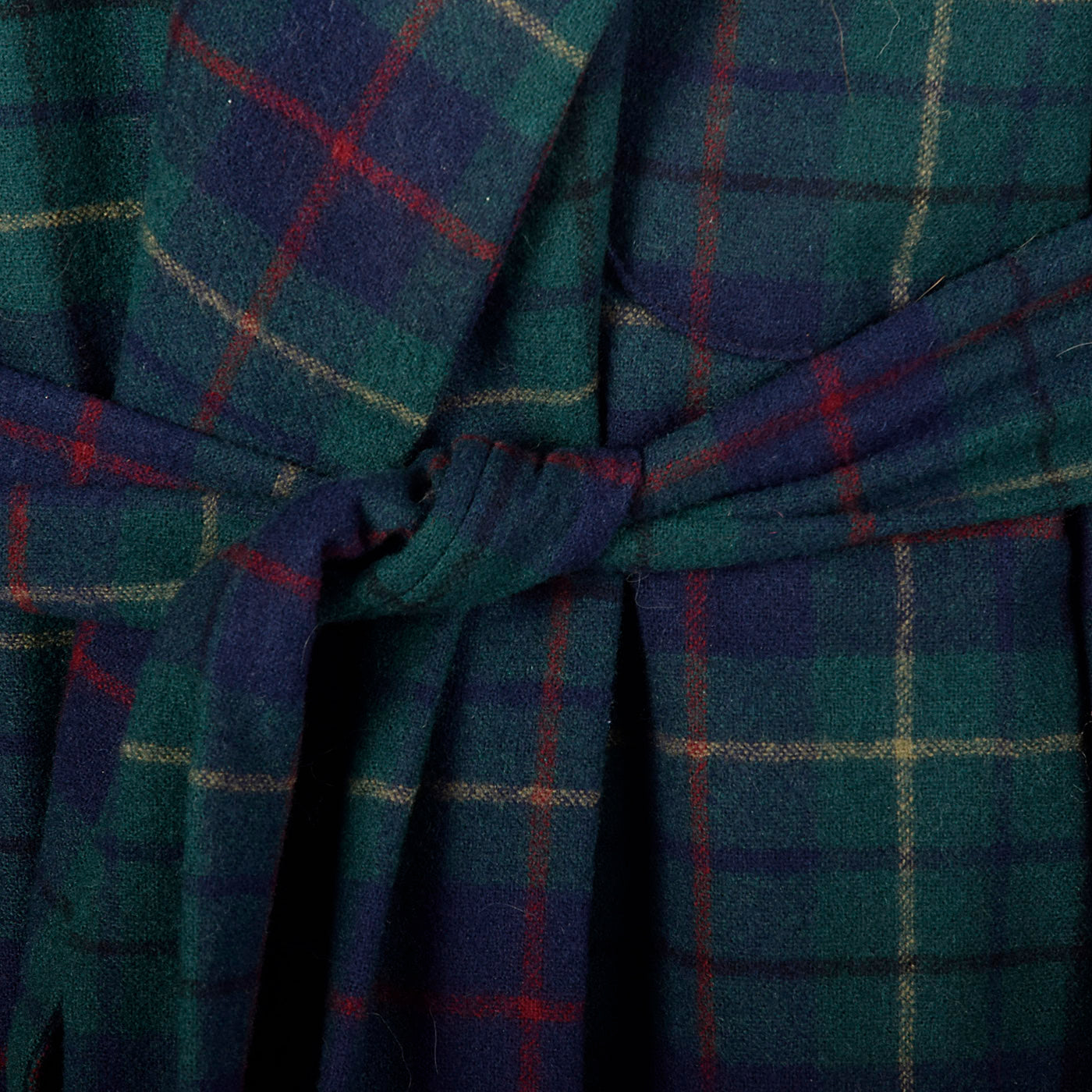 1990s Mens Pendleton Wool Plaid Robe