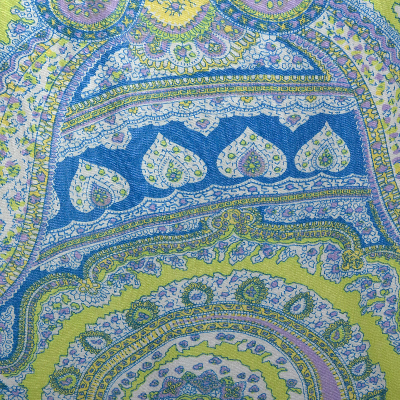 1960s Paisley Print Cotton House Dress
