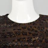 Small 1980s Tracy Mills Sequin Bubble Skirt Dress