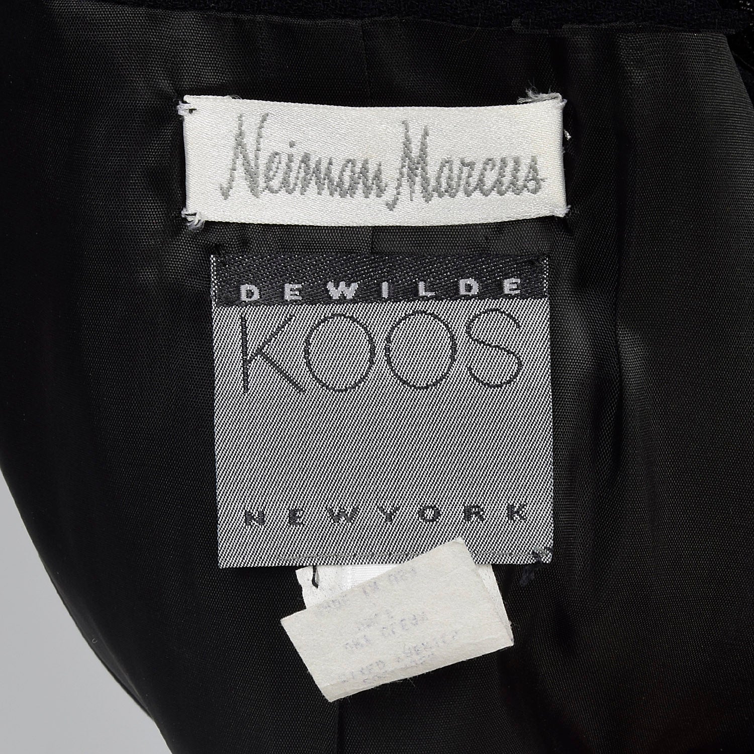 Small Koos Van Den Akker 1990s Black Jacket