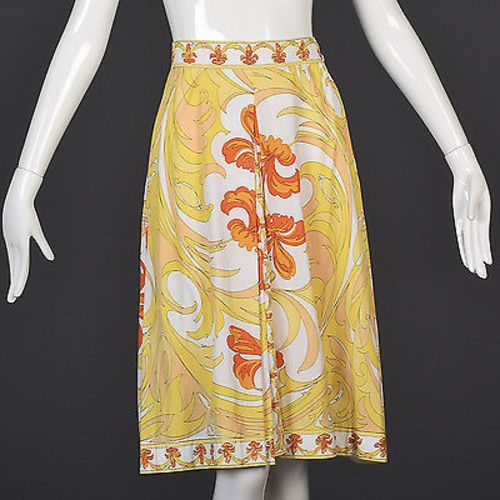 1960s Emilio Pucci Cotton Skirt and Tunic Set