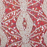 Small 1960s Hot Pink Beaded Top and Skirt Set