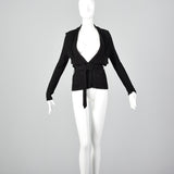 Small 1920s Knit Belted Cardigan