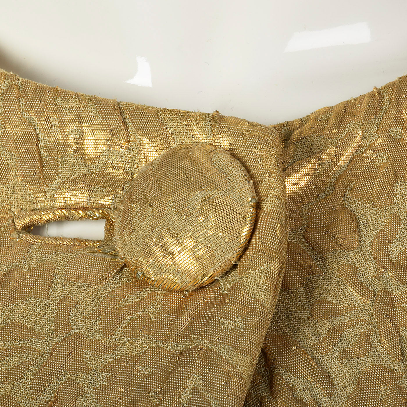 1960s Metallic Gold Cape
