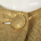 1960s Metallic Gold Cape