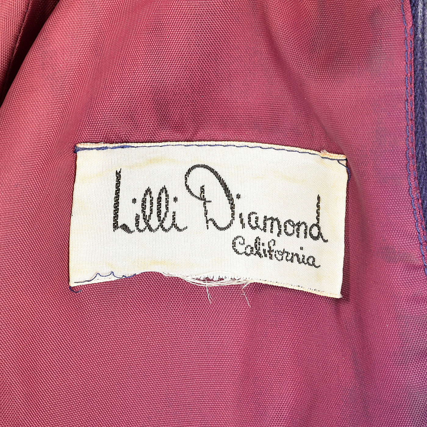 1970s Lilli Diamond Maxi Dress with Draped Neckline