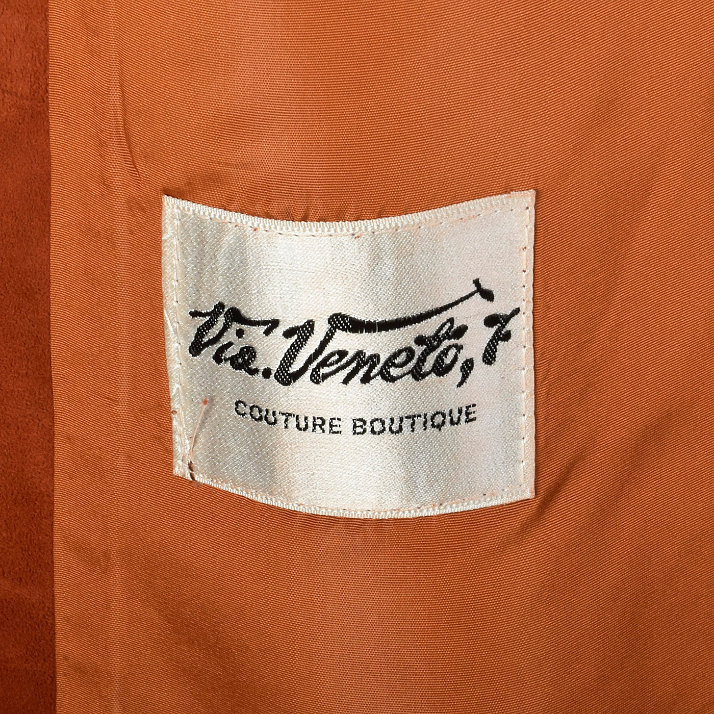 1960s Via Veneto Couture Boutique Suede Leather Trench Coat