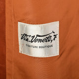 1960s Via Veneto Couture Boutique Suede Leather Trench Coat