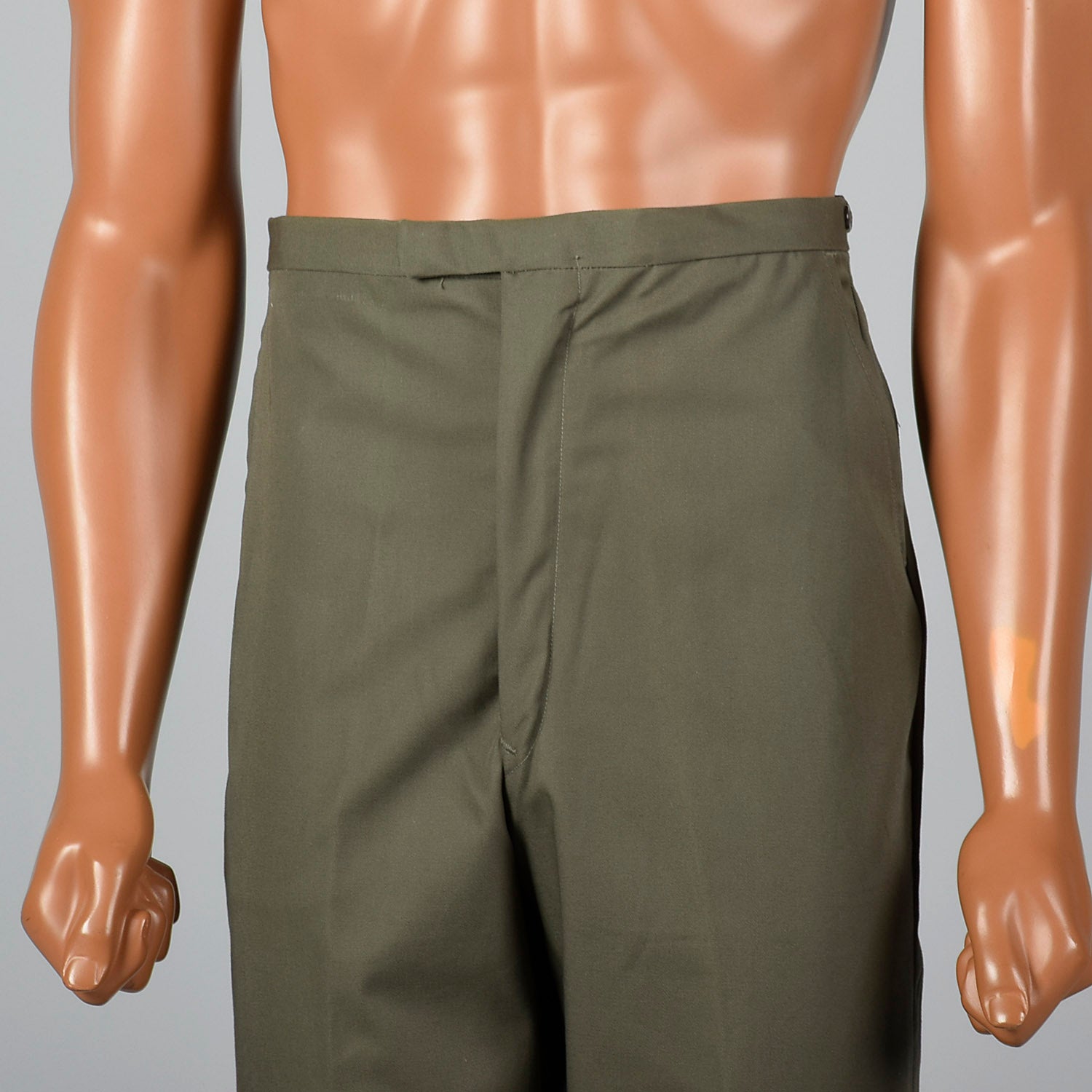 Medium 1960s Green Cotton Twill Pants