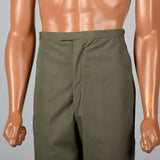 Medium 1960s Green Cotton Twill Pants