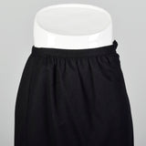 XXS 1950s Black Pencil Skirt