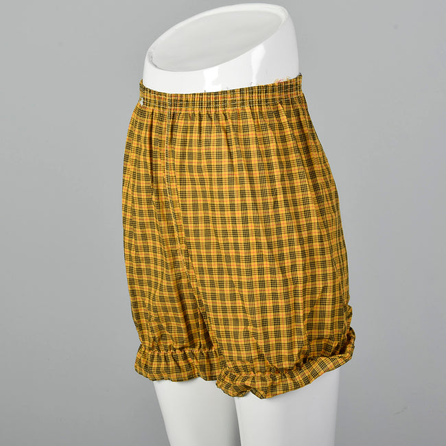 1960s Plaid Bloomers