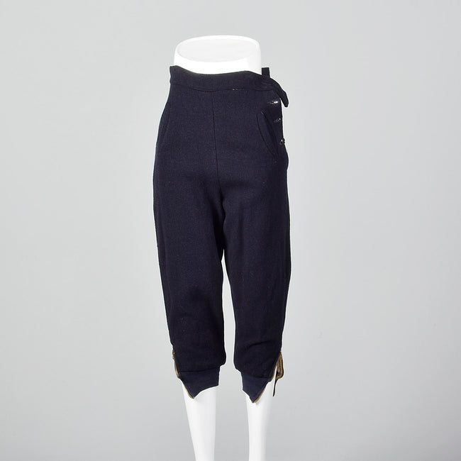 1940s Navy Wool Knickers