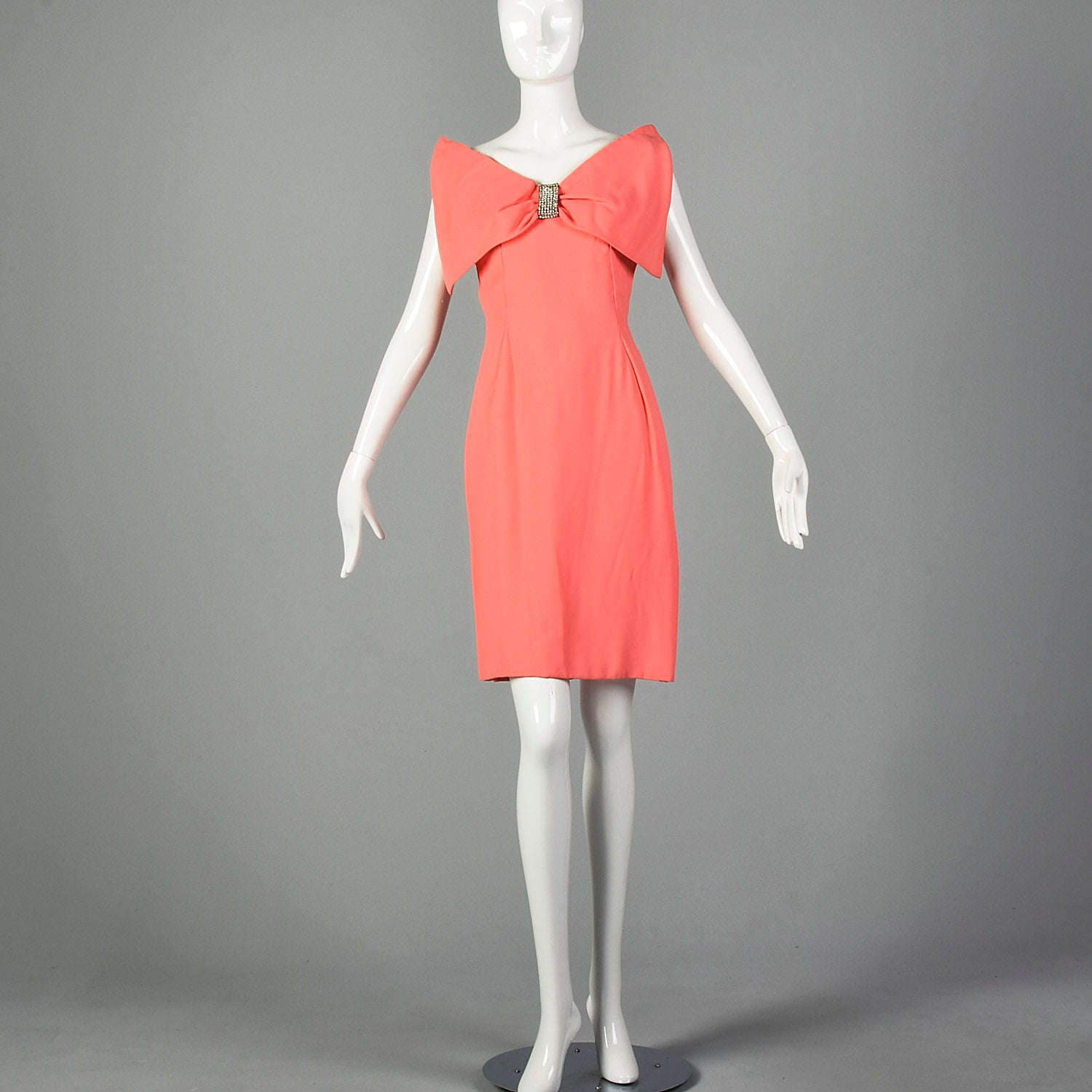XS 1960s Pink Cocktail Dress