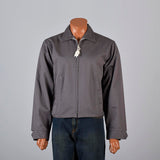 Deadstock 1950s Men's Big Yank Sanforized Blue Work Wear Zip Jacket