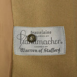 Small 1950s Tan Wool Skirt Suit
