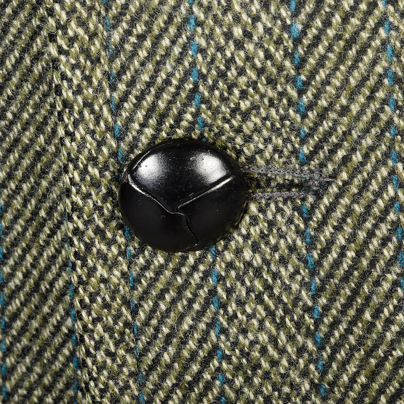 1970s Mens Mod Tweed Winter Coat