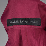 2010s Pleated Magenta Dress
