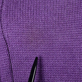 1980s Bottega Veneta Purple Mohair & Silk Blend Cable Knit Sweater